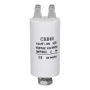 Kondensator 3,50µF 450V Universal mit Steckfahnen und Befestigungsschraube CBB60