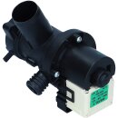 Original Whirlpool Ablaufpumpe mit Pumpenkopf und Sieb für Waschmaschine 481010584942