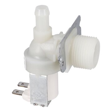 Magnetventil 1-fach 90° 12 mm – kompatibel mit Candy 25686057 – Wassereinlaufventil 3/4" 0,2–10 bar für Waschmaschine, Geschirrspüler, Eisbereiter