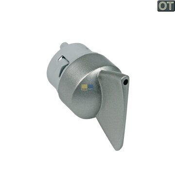 Bosch Siemens Hausgeräte Knebel für Dampf Kaffee Wasser, silber