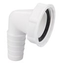 Schlauchanschluss für 1 1/4" Siphon 90° gewinkelter Stutzen zum Anschluss des Wasch-/Spülmaschinen-Ablaufschlauchs mit 20-24mm Ø