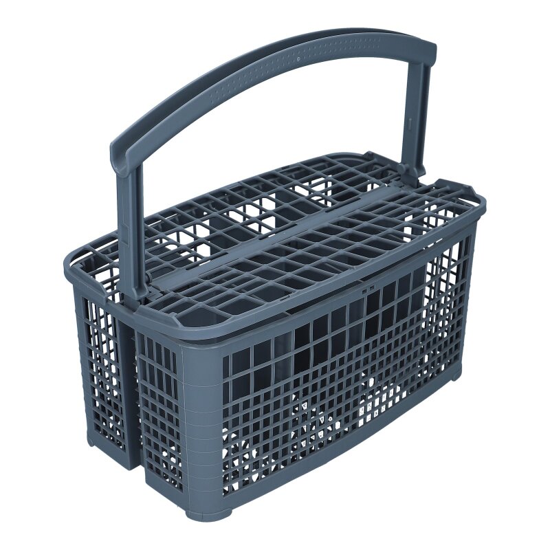 SPARES2GO Besteckkorb (Blau) Für Beko Geschirrspüler - 220x208x160 Mm, 8 Fächer, Abnehmbarer Griff