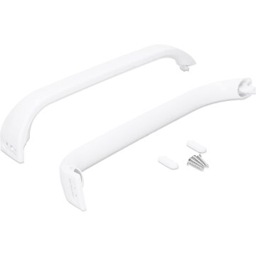 Türgriffsatz kompatibel mit Bosch 00369542 weiß für KühlGefrierKombination Doppelbackofen