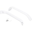 Türgriffsatz kompatibel mit Bosch 00369542 weiß für KühlGefrierKombination Doppelbackofen