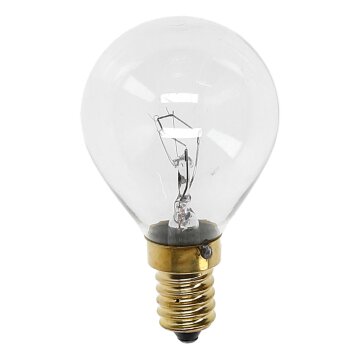 Backofenlampe Glühbirne E14 G45 40W 300°C 45mmØ 77mm 230V kompatibel mit Neff Bosch Siemens Lampe Birne für Backofen Kühlschrank Mikrowelle Dunstabzugshauben Herde
