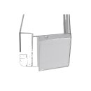 Original Bosch Türfach 00707344 Flaschenabsteller Kühlschrank Türablage Flaschenfach 572 x 99 mm transparent für Siemens Neff Constructa Balay