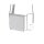 Original Bosch Türfach 00707344 Flaschenabsteller Kühlschrank Türablage Flaschenfach 572 x 99 mm transparent für Siemens Neff Constructa Balay