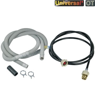 Bosch Verlängerungschlauchset Zulaufschlauch Ablaufschlauch 2m für Spülmaschine Geschirrspüler 00350564