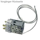Bauknecht Thermostat Ranco 590mm Kapillarrohr 3x4,8mm AMP + Lampenfassung für Kühlschrank 484000008568
