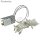 Bauknecht Thermostat Ranco 590mm Kapillarrohr 3x4,8mm AMP + Lampenfassung für Kühlschrank 484000008568