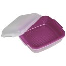 Wpro Dampfgarbehälter quadratisch 240x200mm STM008 4820000013392  für Mikrowelle