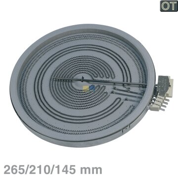 AEG Strahlheizkörper EGO für Backofen Herd 389080722/9