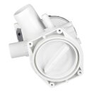 Ablaufpumpe kompatibel mit Bosch Siemens Neff 00144487 mit Kopf Sieb für Waschmaschine Waschtrockner