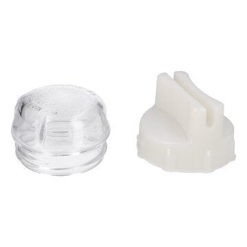 Lampenabdeckung kompatibel mit Bosch Siemens Neff 00647309 Glashaube 68mmØ 40W inkl. Demontagehilfe für Glühbirne Backofenlampe für Backofen Herd