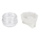 Lampenabdeckung kompatibel mit Bosch Siemens Neff 00647309 Glashaube 68mmØ 40W inkl. Demontagehilfe für Glühbirne Backofenlampe für Backofen Herd