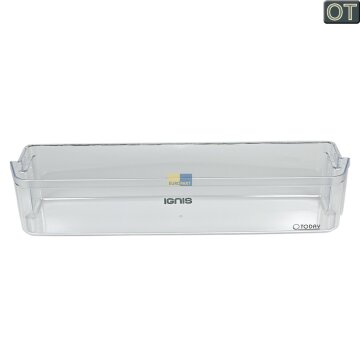Original IGNIS Abstellfach Flaschenabsteller 442x88mm für Kühlschranktüre 481010372115