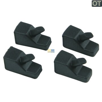 Bauknecht Whirlpool Gummifuß für Gasmuldengitter, 4 Stück