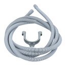 Ablaufschlauch Schlauch universal 19/22mmØ 4,0m Anschlüsse: eine Seite mit Innen-Ø 19 mm, andere Seite mit Innen-Ø 22 mm für Waschmaschine Geschirrspüler