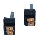 Set 2Stk Kohlebürsten Kohlen 11 x 7 x 32 mm mit Kabel Feder Führungsteller und Halterung für Staubsauger DC05 DC07 DC08 kompatibel mit Dyson (für originalen Staubsaugermotor)