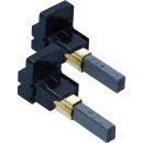 Set 2Stk Kohlebürsten Kohlen 11 x 7 x 32 mm mit Kabel Feder Führungsteller und Halterung für Staubsauger DC05 DC07 DC08 kompatibel mit Dyson (für originalen Staubsaugermotor)
