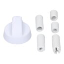 Knebel 43mmØ weiß mit Adaptern Universal für alle Marken