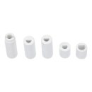 Knebel 43mmØ weiß mit Adaptern Universal für alle Marken