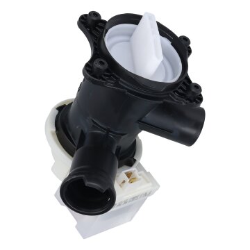 Original Ablaufpumpe Pumpe für Bosch Siemens Balay 00146258 145093 00145093 mit Pumpenkopf und Sieb für Waschmaschine Waschtrockner Avantixx Logixx IQ700