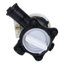 Original Ablaufpumpe Pumpe für Bosch Siemens Balay 00146258 145093 00145093 mit Pumpenkopf und Sieb für Waschmaschine Waschtrockner Avantixx Logixx IQ700