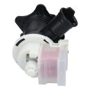 Original Ablaufpumpe Pumpe für Bosch Siemens Balay 00146258 145093 00145093 mit Pumpenkopf und Sieb für Waschmaschine Waschtrockner Avantixx Logixx IQ700
