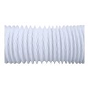 Universal Abluftschlauch 100er Rundsystem 2,8m PVC weiß für Trockner