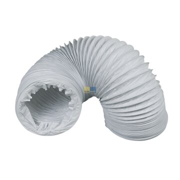 Universal Abluftschlauch 150er Rundsystem 2,80m weiß für Dunstabzugshaube