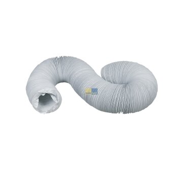 Universal Abluftschlauch 100er Rundsystem 10m weiß für Trockner