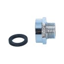 Sanitär-Adapter 3/4" Innengewinde auf 1/2" Außengewinde Reduzierung