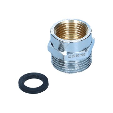 Sanitär-Adapter 3/4" Außengewinde auf 1/2" Innengewinde Reduzierung
