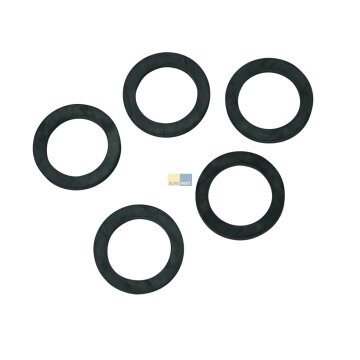 Dichtung Gummidichtring 17x24mmØ für 3/4" Zulaufschlauchverschraubung 5 Stück 25162 4