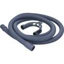Ablaufschlauch gerade/gerade 19/21mmØ 2,5m für Waschmaschine Geschirrspüler