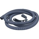 Ablaufschlauch gerade/gerade 19/21mmØ 2,5m für Waschmaschine Geschirrspüler