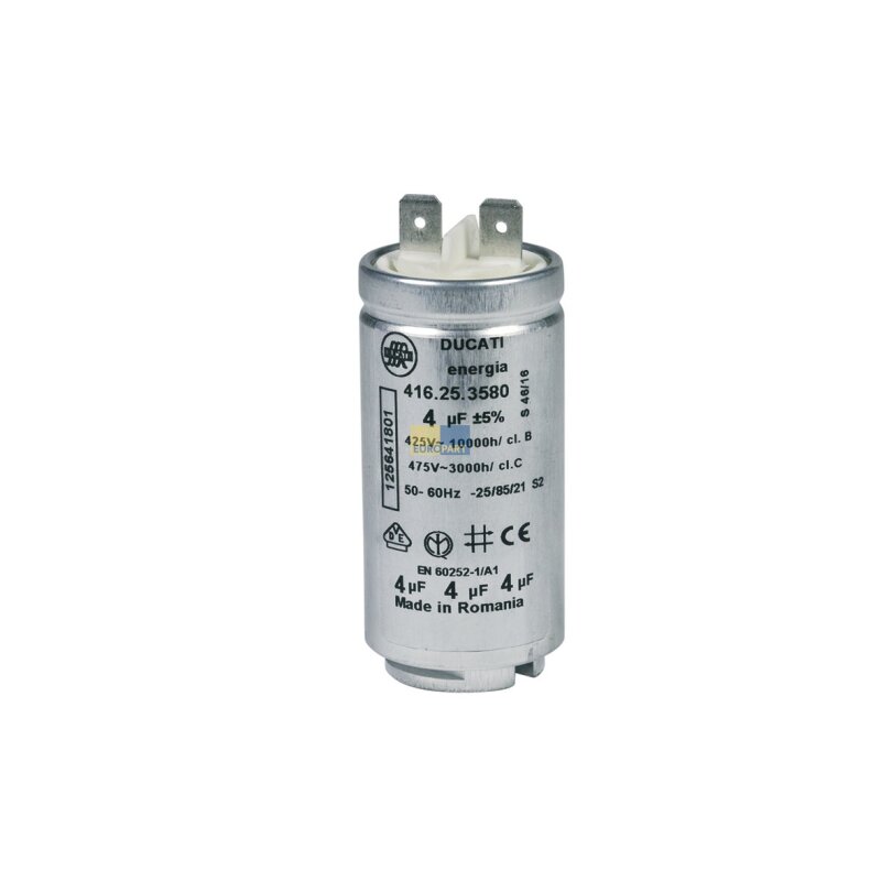 Product Image for AEG Electrolux Kondensator AEG 125641801/1 4μF für Geschirrspüler Trockner