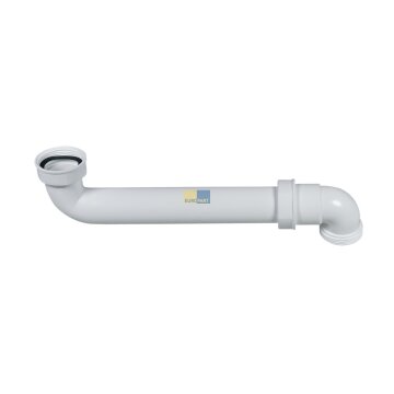 Ablaufbogen 1 1/2" 90° ausziehbar Spülbeckensiphon weiß 22171 9