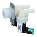 Magnetventil Ventil Waschmaschine für Whirlpool Bauknecht 481228128468 Bosch Siemens 00627658 627658 Gorenje 483017 2-fach 180° 11mm Ø