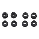 Knebelset 38mmØ schwarz mit Adaptern Universal für Kochfeld alle Marken 16-teilig