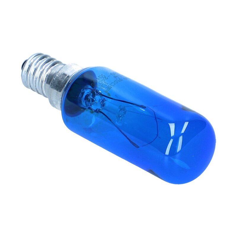 Lampe E14 25W SIEMENS 00612235 26mmØ 83mm 230-240V blau für Kühlschrank 