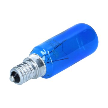 Bosch Siemens Hausgeräte Lampe E14 25W  00612235 26mmØ 83mm 230-240V blau für Kühlschrank