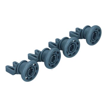 10x Korbrolle u.a.  für  Beko 1885800500 Bauknecht 481252888131