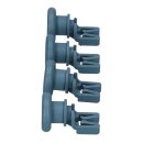 10x Korbrolle u.a.  für  Beko 1885800500 Bauknecht 481252888131