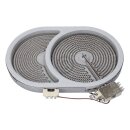 Neff Strahlheizkörper EGO Zweikreis oval für...