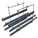 Original Bosch 2Stk Vollauszug Schubladenschienen Schubladenführungen 3-Fach für Backofen Herd 17003896