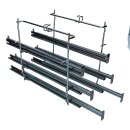 Original Bosch 2Stk Vollauszug Schubladenschienen Schubladenführungen 3-Fach für Backofen Herd 17003896