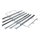 Original Bosch 2Stk Vollauszug Schubladenschienen Schubladenführungen 3-Fach für Backofen Herd 17003896