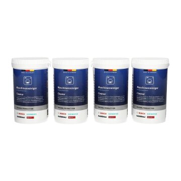 Bosch Siemens Hausgeräte  Waschmaschinenreiniger Pflege-Reiniger 00311929 Vorteilspack 4x 200g